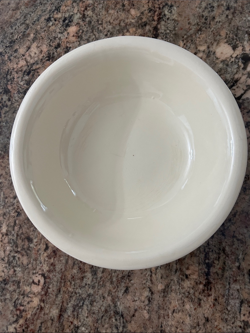 Mccoy Cream Glazed Ceramic Serving Bowl